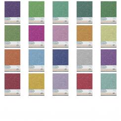 Micro-Glitterkarton DIN A4  230g/m²  - 6 Bögen 