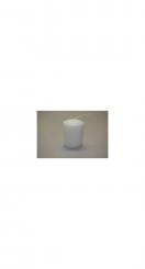 Mini-Ovalkerze, 8 x 5 cm, weiß 