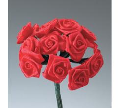 Mini Röschen Bund Ø 15mm rot rot