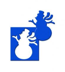 Motivstanzer Medium Schneemann von EKSuccess 