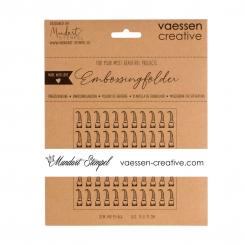 Mundart Stempel - Prägefolder 15 x15cm "Gnome" 