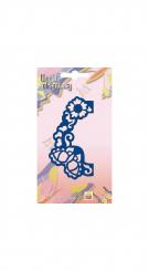 Nellie Snellen Embossing Schablone Fantasy Bog.Schmett. 8,5x5cm 