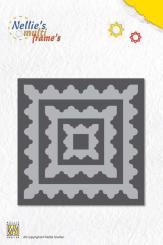 Nellie Snellen Stanzer Frame Dies Multi square 