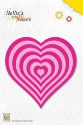 Nellie Snellen Stanzer frame Herz 10tlg 