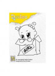 Nellie Snellen Stempel DADA Girl Peekaboo 