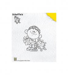 Nellies Clear stamps schoffie congratul. 9,5X10,5CM 