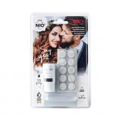 Nio Little Automatik Stempel "Hochzeit Stempel" Ø18mm 12tlg 