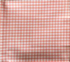 Oaki Doki Baumwollstoff Webware "Baby" 50x70cm Kariert Hellorange Kariert Hellorange