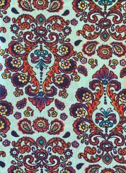 Oaki Doki Baumwollstoff Webware "Romantic" 50x70cm Floral Zartesblau Floral Zartesblau