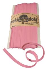 Oaki Doki Paspelband / Biesenband Tricot de Luxe Jersey  2m Ø 3mm 016-Rosa 016-Rosa