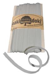Oaki Doki Paspelband / Biesenband Tricot de Luxe Jersey  2m Ø 3mm 117-Lichtgrau 117-Lichtgrau
