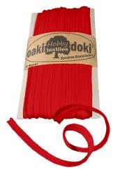 Oaki Doki Paspelband / Biesenband Tricot de Luxe Jersey  2m Ø 3mm 620-Rot 620-Rot