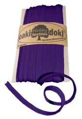 Oaki Doki Paspelband / Biesenband Tricot de Luxe Jersey  2m Ø 3mm 947-Lila 947-Lila