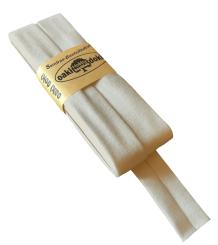 Oaki Doki Schrägband / Einfassband Tricot de Luxe Jersey gefalzt 3m x 20mm 052-Hellgrau 052-Hellgrau