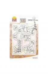 Ollyfant Transparente Stempel Winter Eislaufen Set 14X18CM 