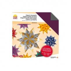 Origami Bascetta Stern Duo lila/antrazit 20x20cm 