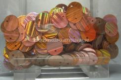 Paillettenø 6mm/ 10g gold gold