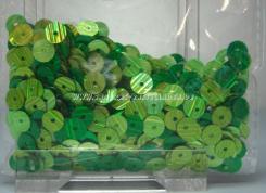 Paillettenø 6mm/ 10g grün grün