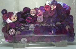 Paillettenø 6mm/ 10g violett violett