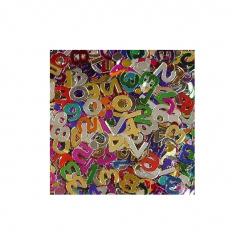 Pailletten Bunte Zahlen 14g 