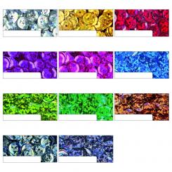 Pailletten Hologram im Döschen 500 Stück ø 6mm 