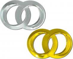 Pailletten Streuteile Eheringe gold + silber, 25g 