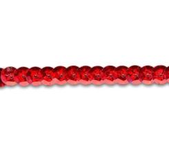 Paillettenband auf der Rolle Ø6mm / 6m rot hologramm rot hologramm