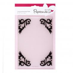 Papermania 5X7 EMBOSSING FOLDERS - MIRROR MIRROR 