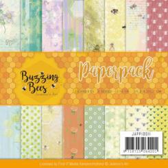 Paperpack - 15,2 x 15,2cm - Jeanines Art - Buzzing Bees Bienen – 170gr - 