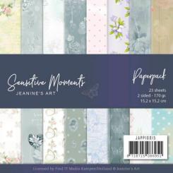 Paperpack - 15,2 x 15,2cm - Jeanines Art - Sensitive Moments – 170gr - 