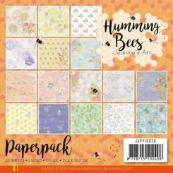 Paperpack - 15,2 x 15,2cm - Jeanines Art - Summende Bienen – 170gr - 