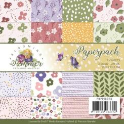 Paperpack - 15,2 x 15,2cm - Precious Marieke – Blooming Summer – 170gr - 