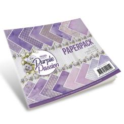 Paperpack - 15,2 x 15,2cm - Precious Marieke – Purple Passion – 170gr - 