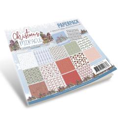Paperpack - 15,2 x 15,2cm - Yvonne Creations - Christmas Miracle – 170gr - 