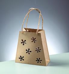 Papp Art Tasche Blumen konisch 