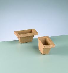 PappArt Halbtopf rechteckig 