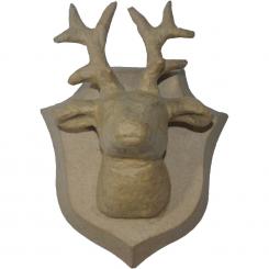 Pappart / Pappmachee Figur "Trophäe" 20cm 