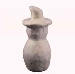 Pappart / Pappmachee Schneemann 14cm 