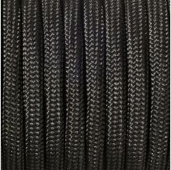 Paracord 2mm x 50m, Knüpfband schwarz schwarz
