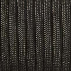 Paracord 550 4mm x 4m, Knüpfband schwarz schwarz