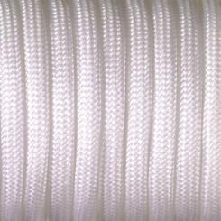 Paracord 550 4mm x 4m, Knüpfband weiß weiß