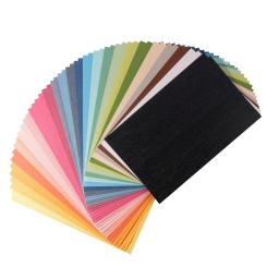 Perlglanz Leinenkartonpack DIN A4 (50 Blatt) - 216gr - 25 Farben 