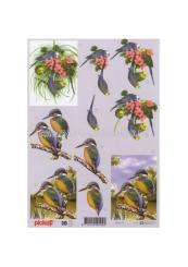 Pickup 3D Etappen Bogen Vögel / Wellensittich 