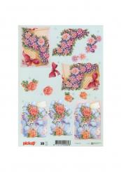 Pickup 3D Etappenbogen Blumen 