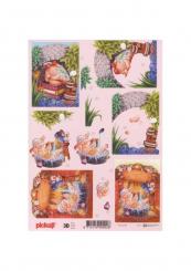 Pickup 3D Etappenbogen Schweinchen 