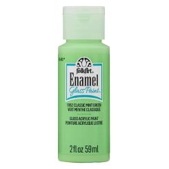 Plaid FolkArt Enamel Glas- und Keramikfarbe 59ml Classic Mint Green / Classic Mint Grün Classic Mint Green / Classic Mint Grün