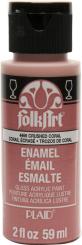 Plaid FolkArt Enamel Glas- und Keramikfarbe 59ml Crushed Coral / Zerkleinerte Koralle Crushed Coral / Zerkleinerte Koralle