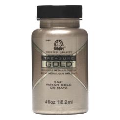 Plaid FolkArt Treasure Gold Metallic Acrylfarbe - 118ml Mayan Gold / Maya Gold Mayan Gold / Maya Gold