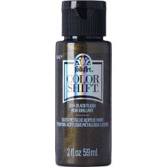 Plaid Folkart - Color Shift Acrylfarbe - 59ml Black Flash / Schwarz Flash Black Flash / Schwarz Flash