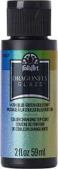 Plaid Folkart - Dragonfly Glaze Glitzer Lack - 59ml Blue-Green-Gold Shift / Blau-Grün-Gold Blue-Green-Gold Shift / Blau-Grün-Gold